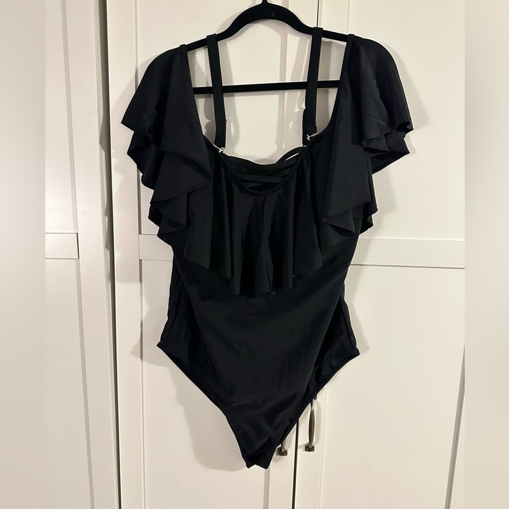 One peice bathing suit!